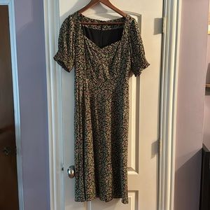 J. Crew Floral Sweetheart Dress
